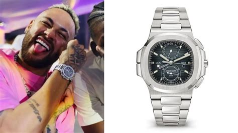 patek philippe neymar|Lil Baby, Neymar and John Mayer .